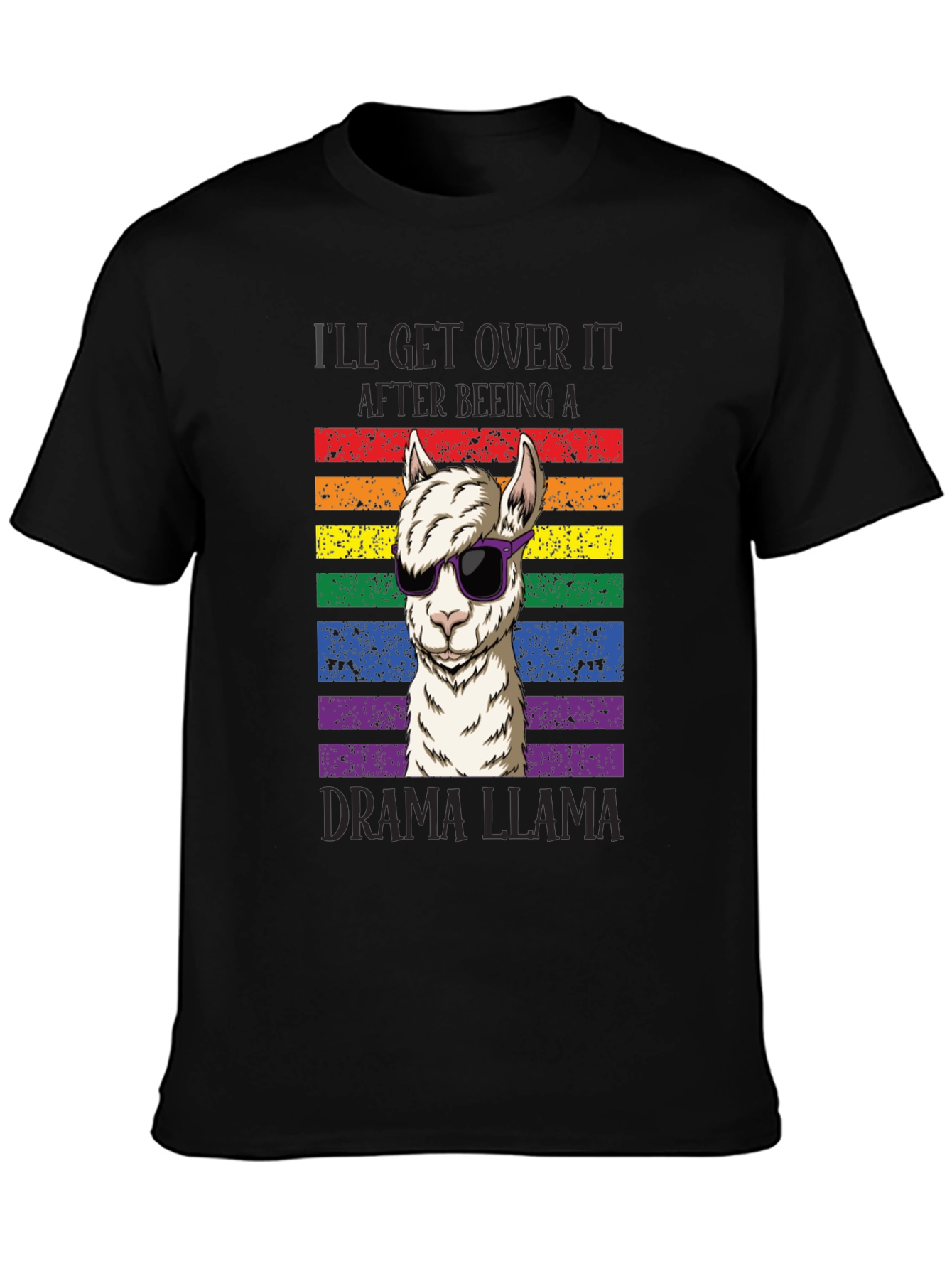 Drama Llama Rainbow Pride T-Shirt