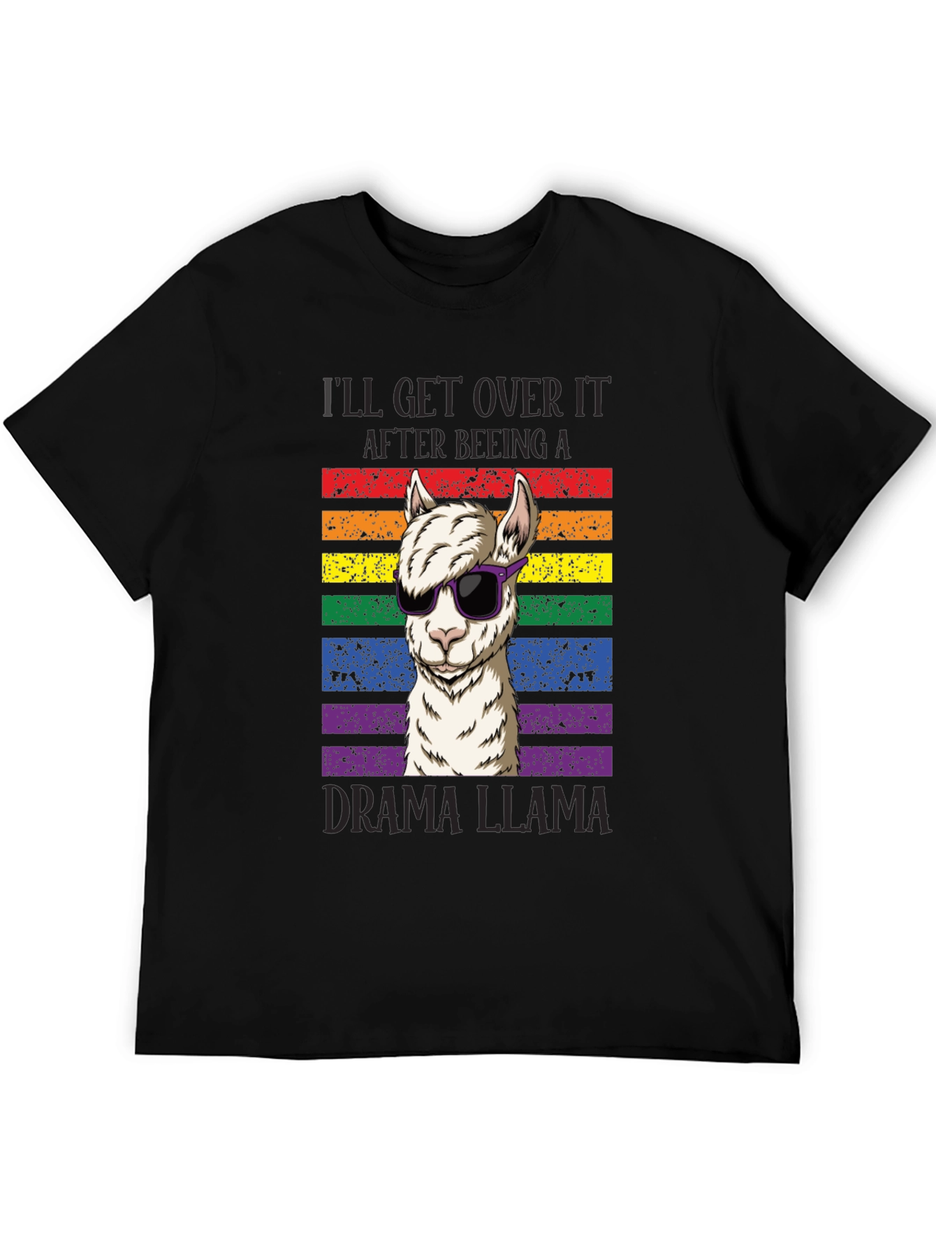 Drama Llama Rainbow Pride T-Shirt