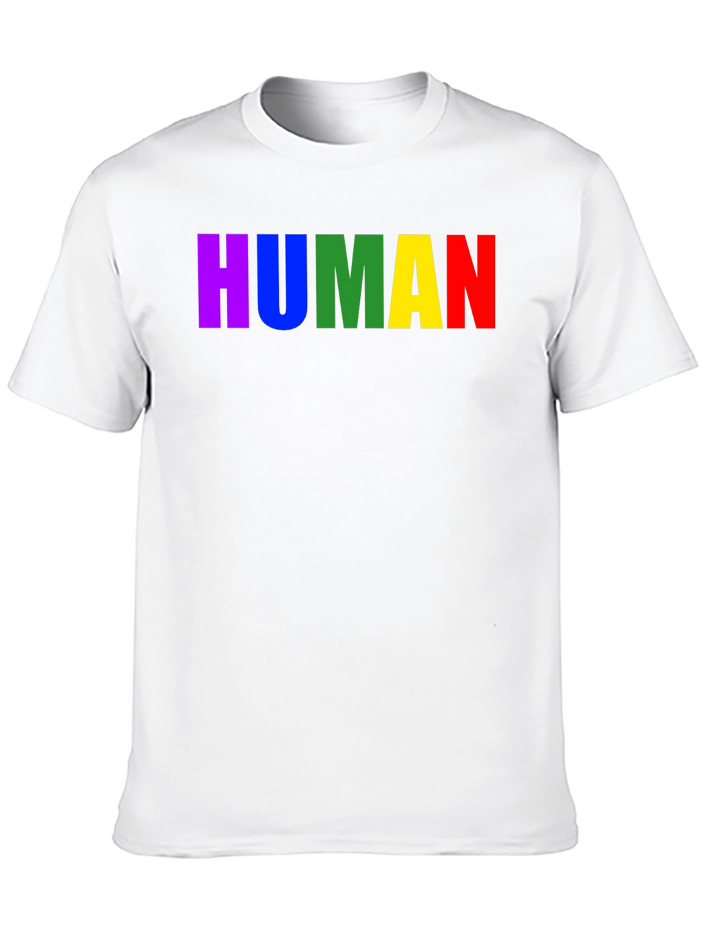 Rainbow HUMAN T-Shirt - Pride & Equality