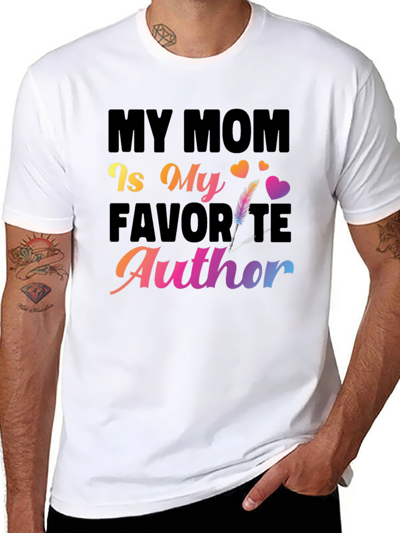 My Mom Is My Favorite Author T-Shirt