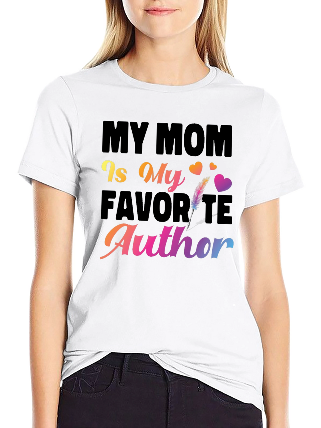 My Mom Is My Favorite Author T-Shirt