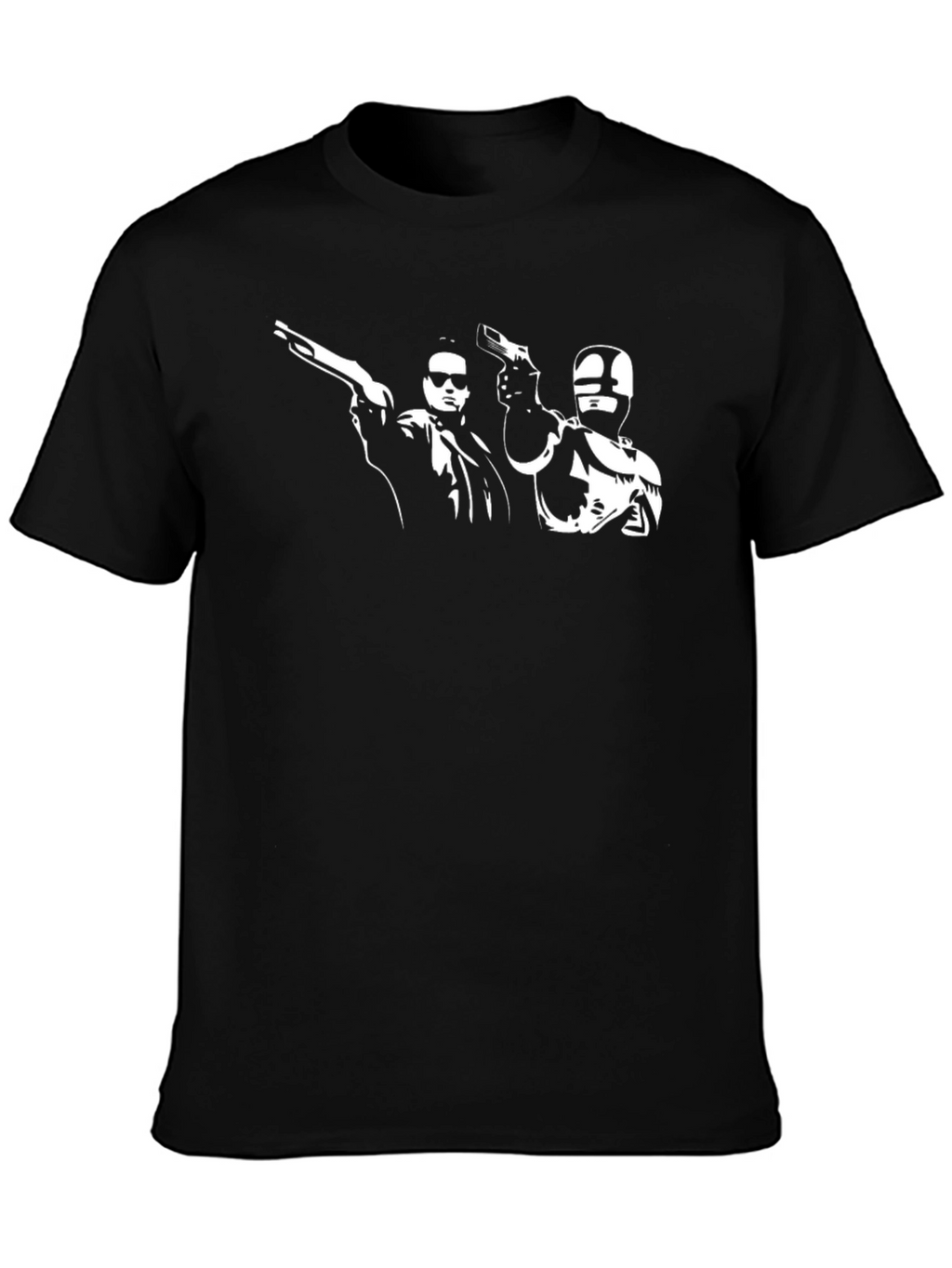 Robocop & Terminator Graphic Tee - Black