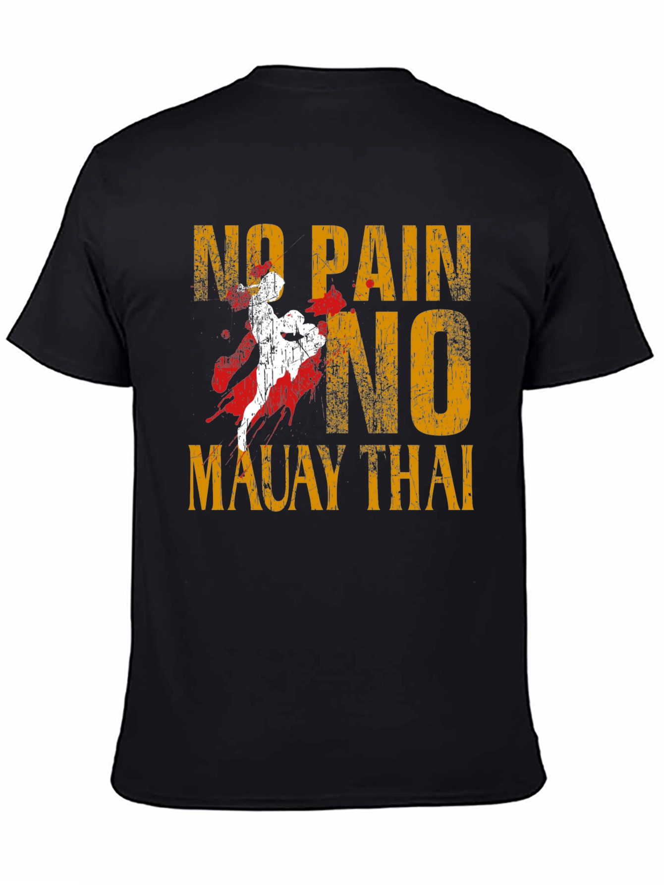 No Pain No Muay Thai Graphic T-Shirt