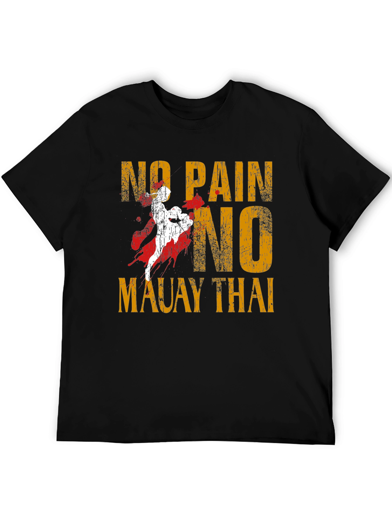 No Pain No Muay Thai Graphic T-Shirt