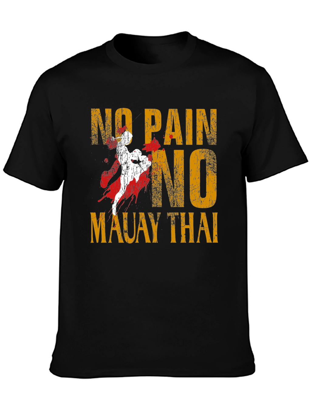 No Pain No Muay Thai Graphic T-Shirt
