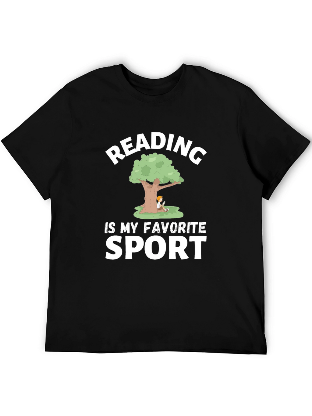 Reading Is My Favorite Sport Graphic Tee