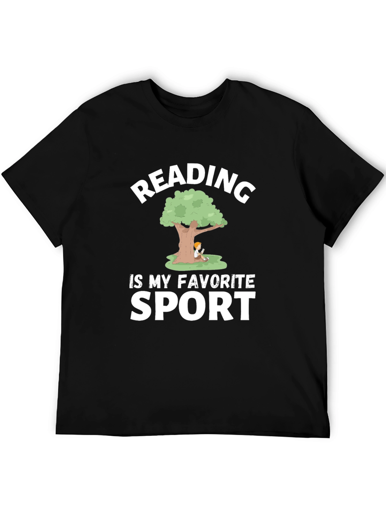 Reading Is My Favorite Sport Graphic Tee