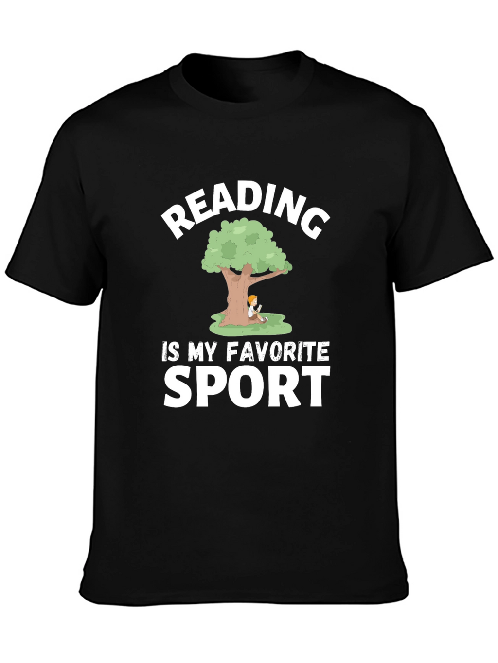 Reading Is My Favorite Sport Graphic Tee
