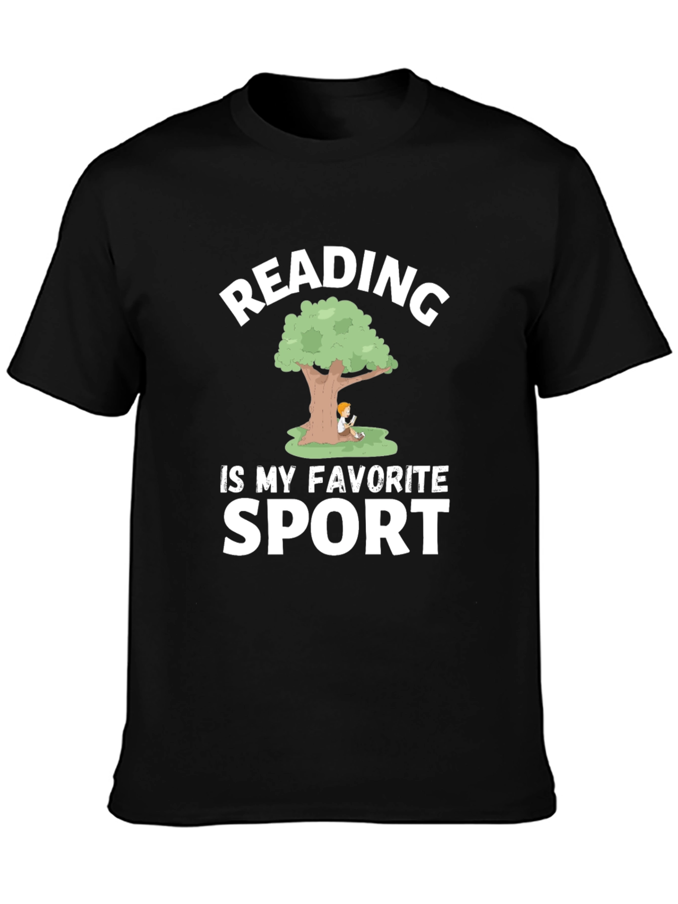 Reading Is My Favorite Sport Graphic Tee