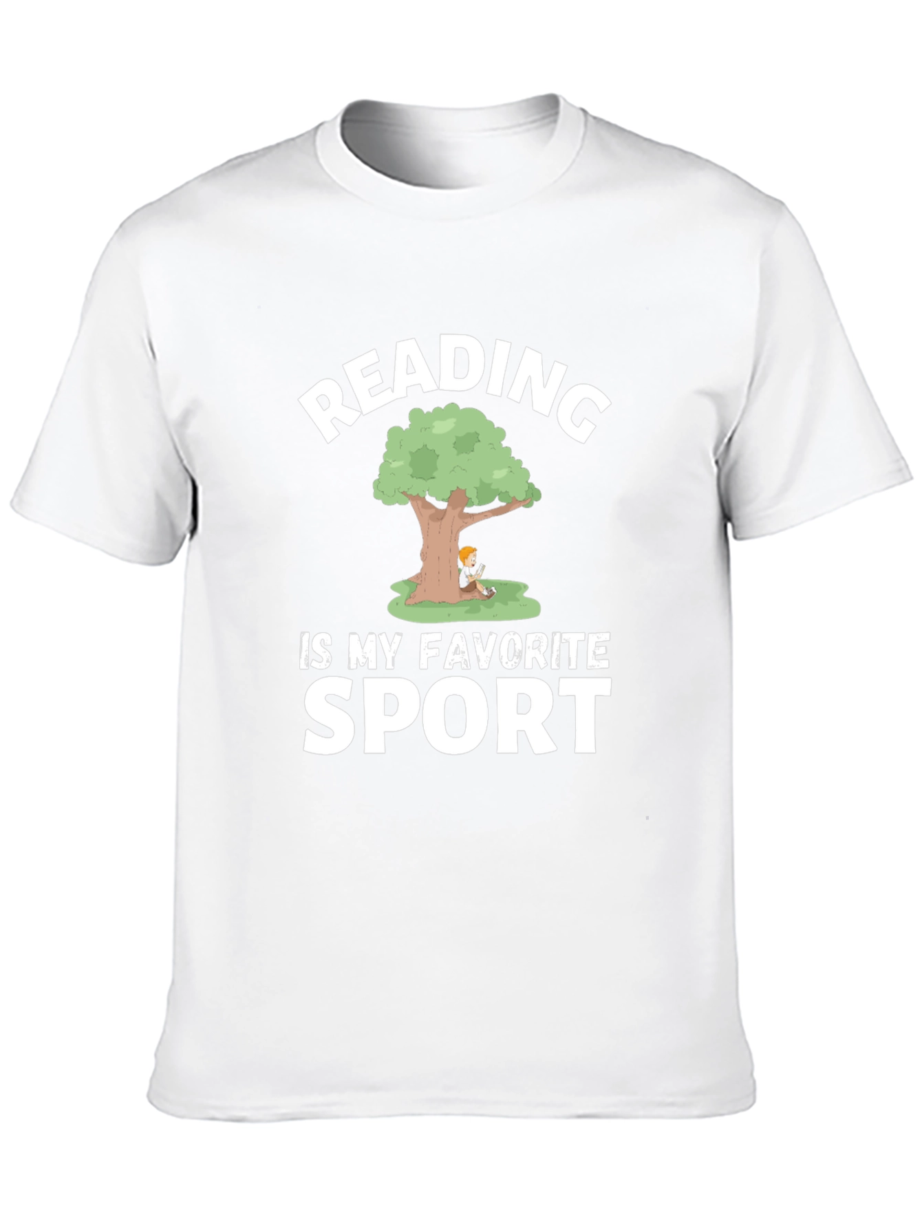 Reading Is My Favorite Sport Graphic Tee