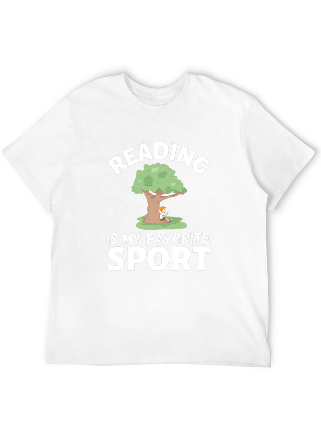 Reading Is My Favorite Sport Graphic Tee