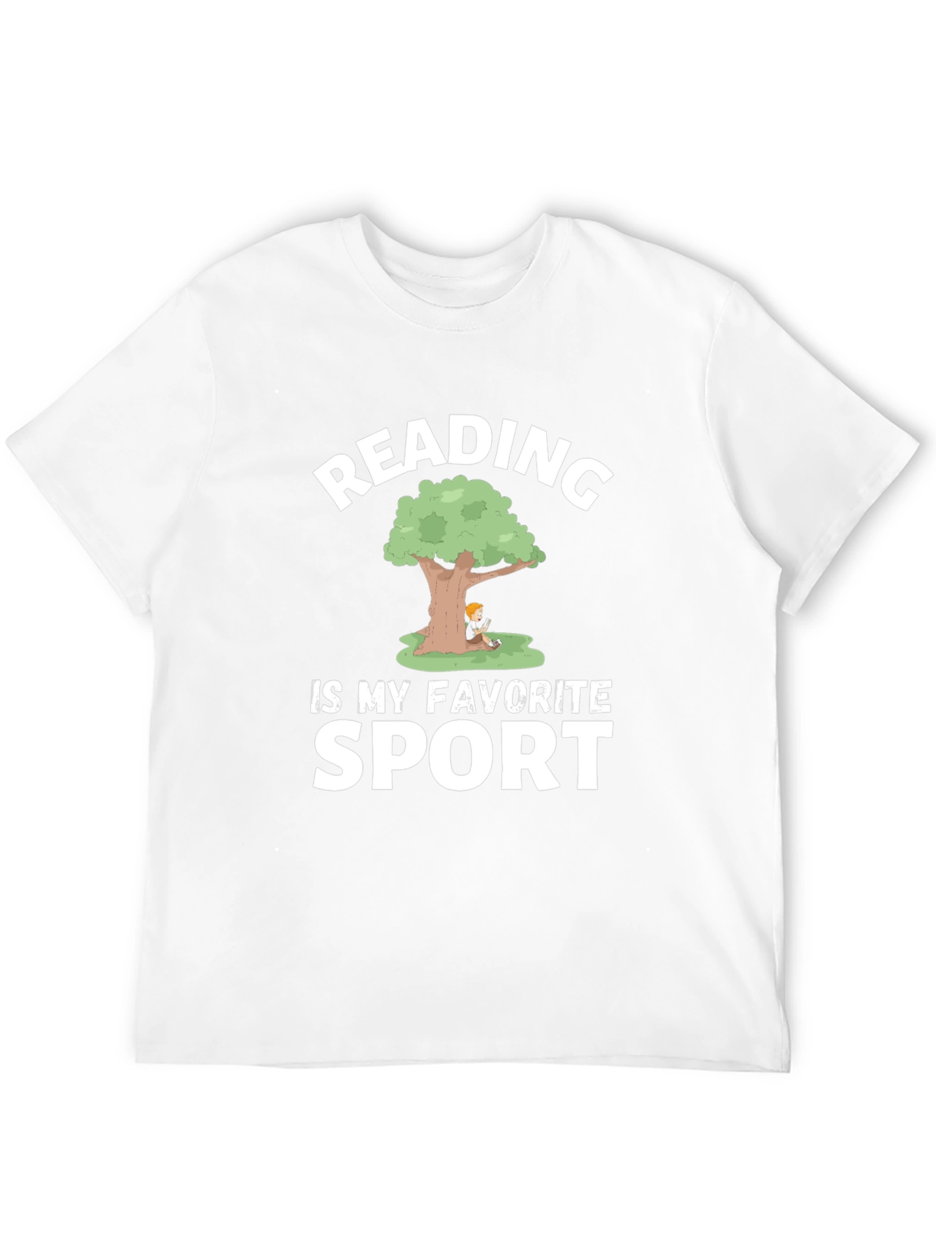 Reading Is My Favorite Sport Graphic Tee