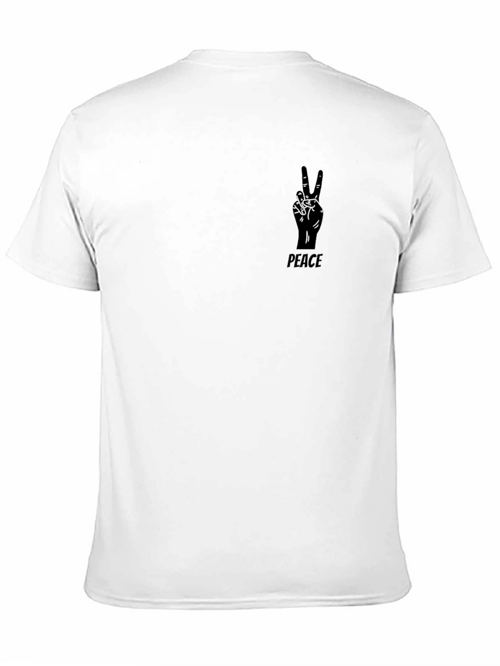 Peace Graphic Black T-Shirt