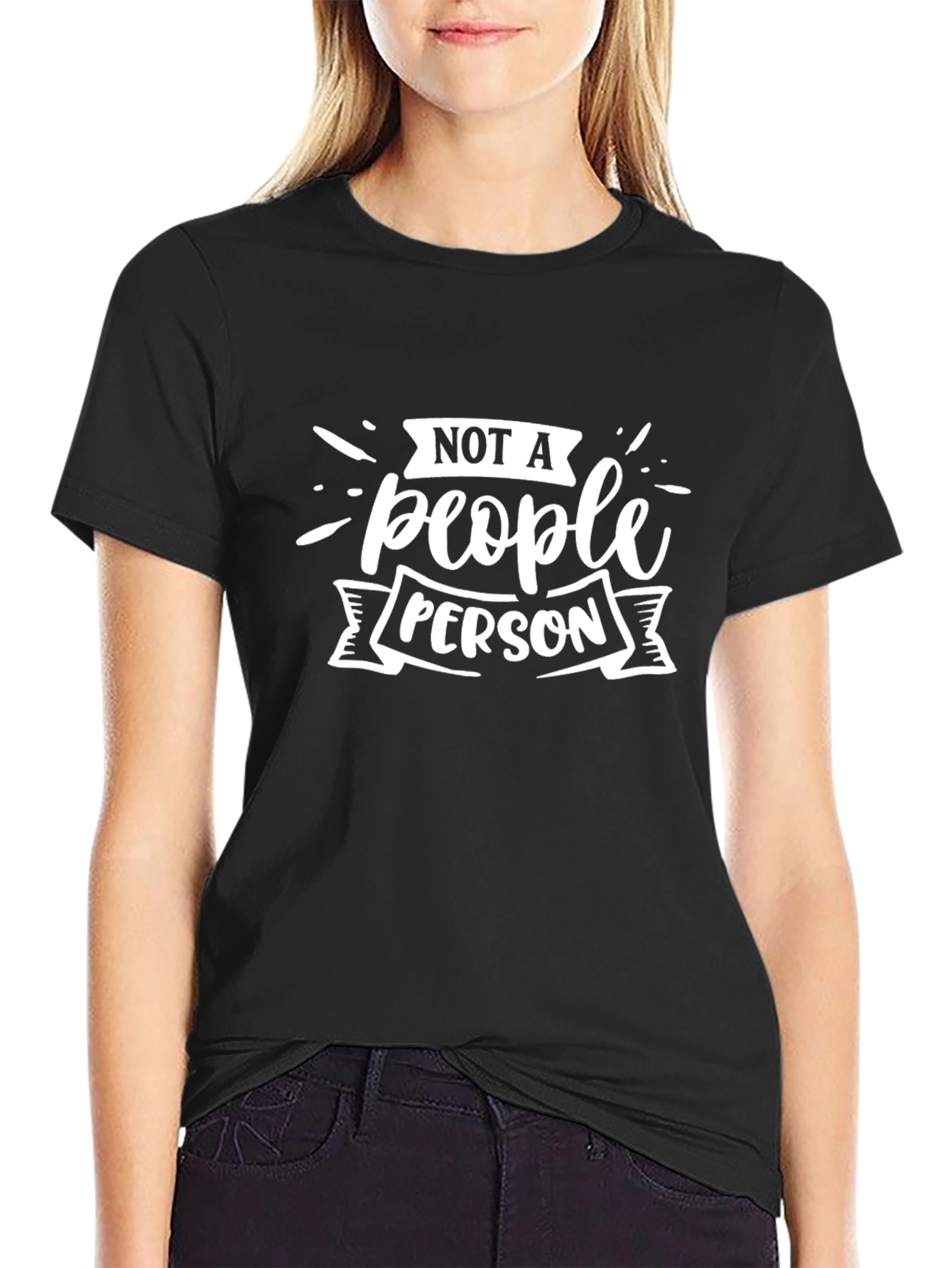 Not a People Person Graphic T-Shirt