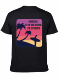 Tropical Beach T-Shirt Knowledge Experience Graphic Tee