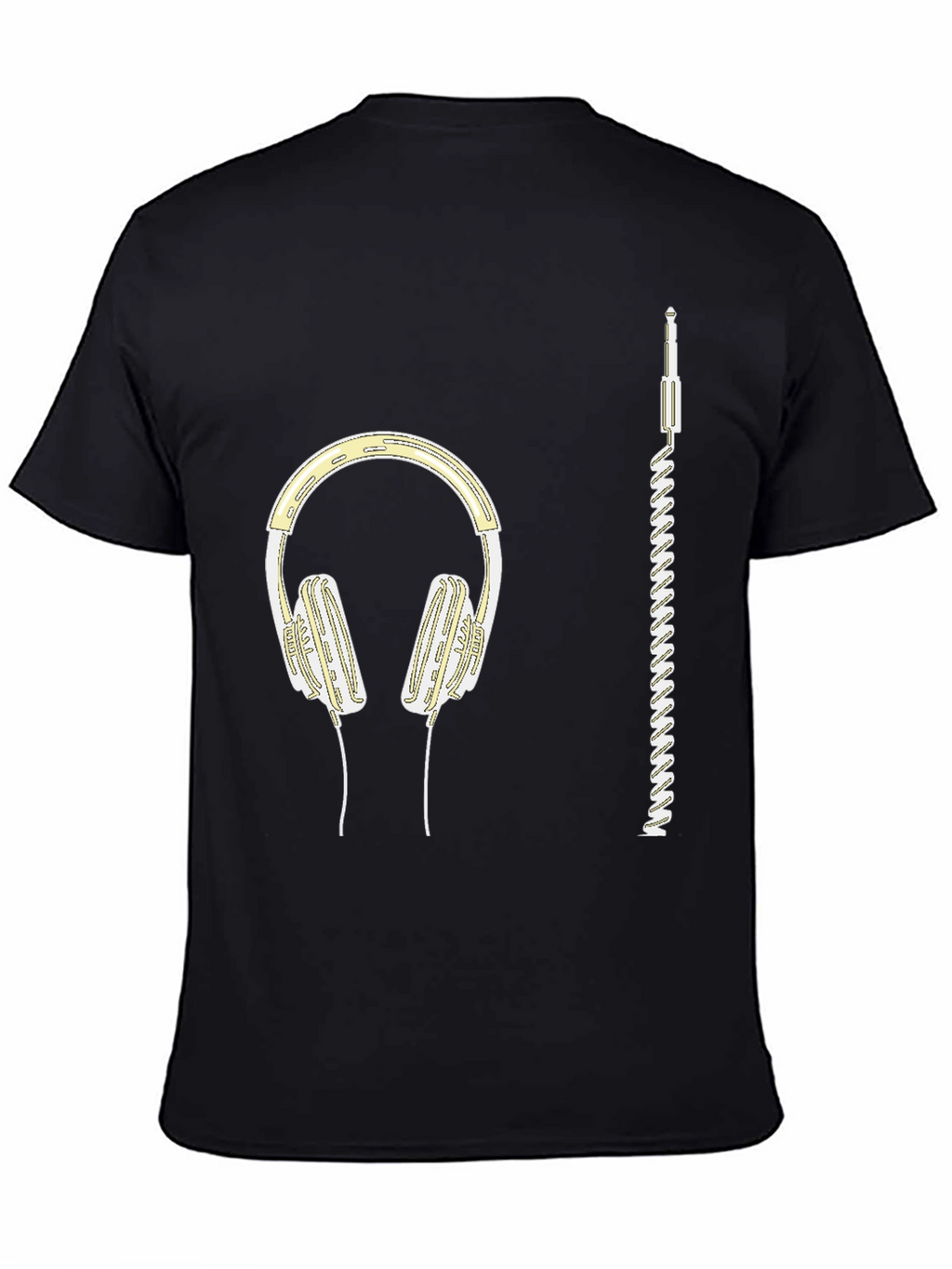 Headphones Graphic Tee - Music Lover Shirt
