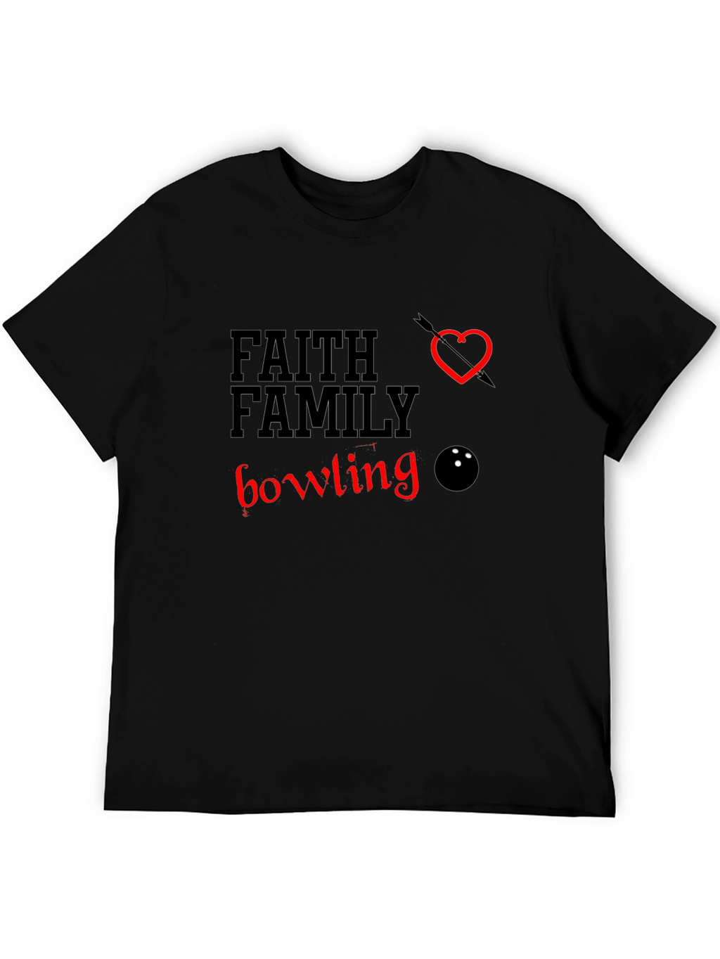 Faith Family Bowling T-Shirt