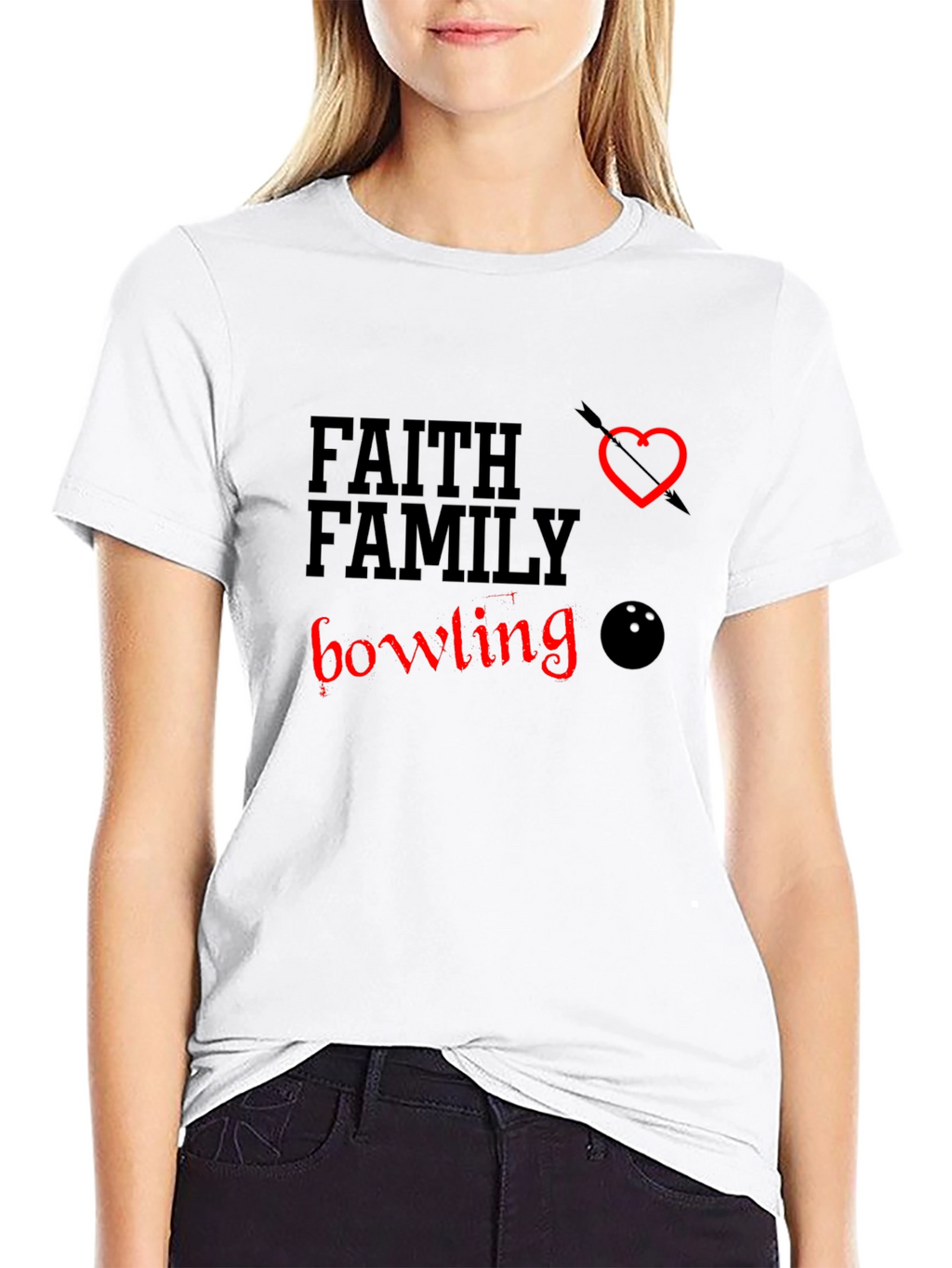 Faith Family Bowling T-Shirt