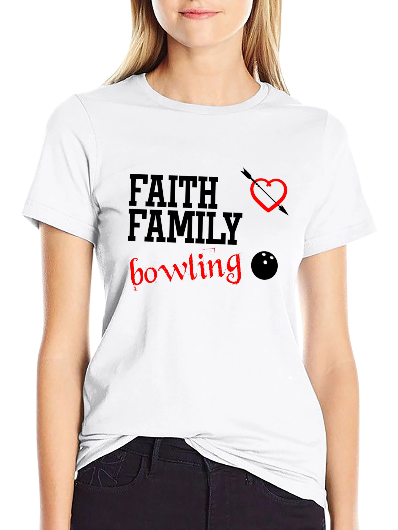 Faith Family Bowling T-Shirt