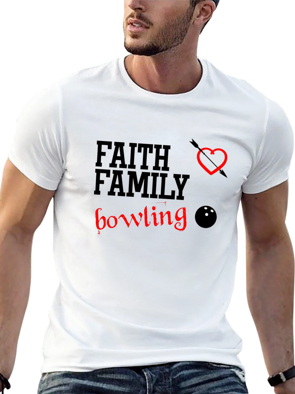 Faith Family Bowling T-Shirt