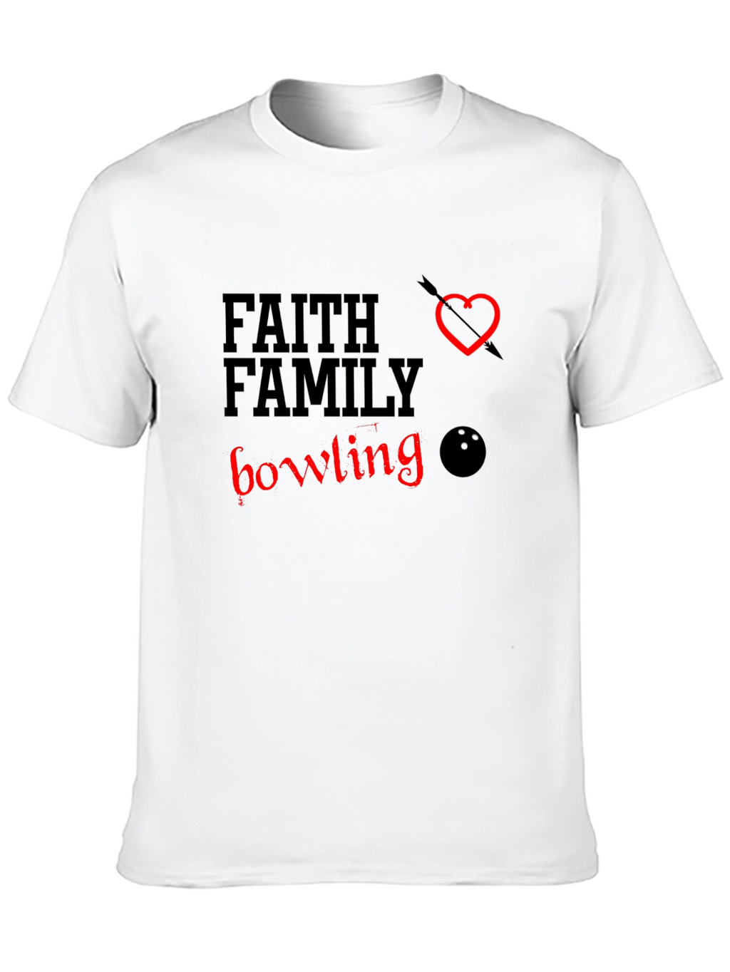 Faith Family Bowling T-Shirt