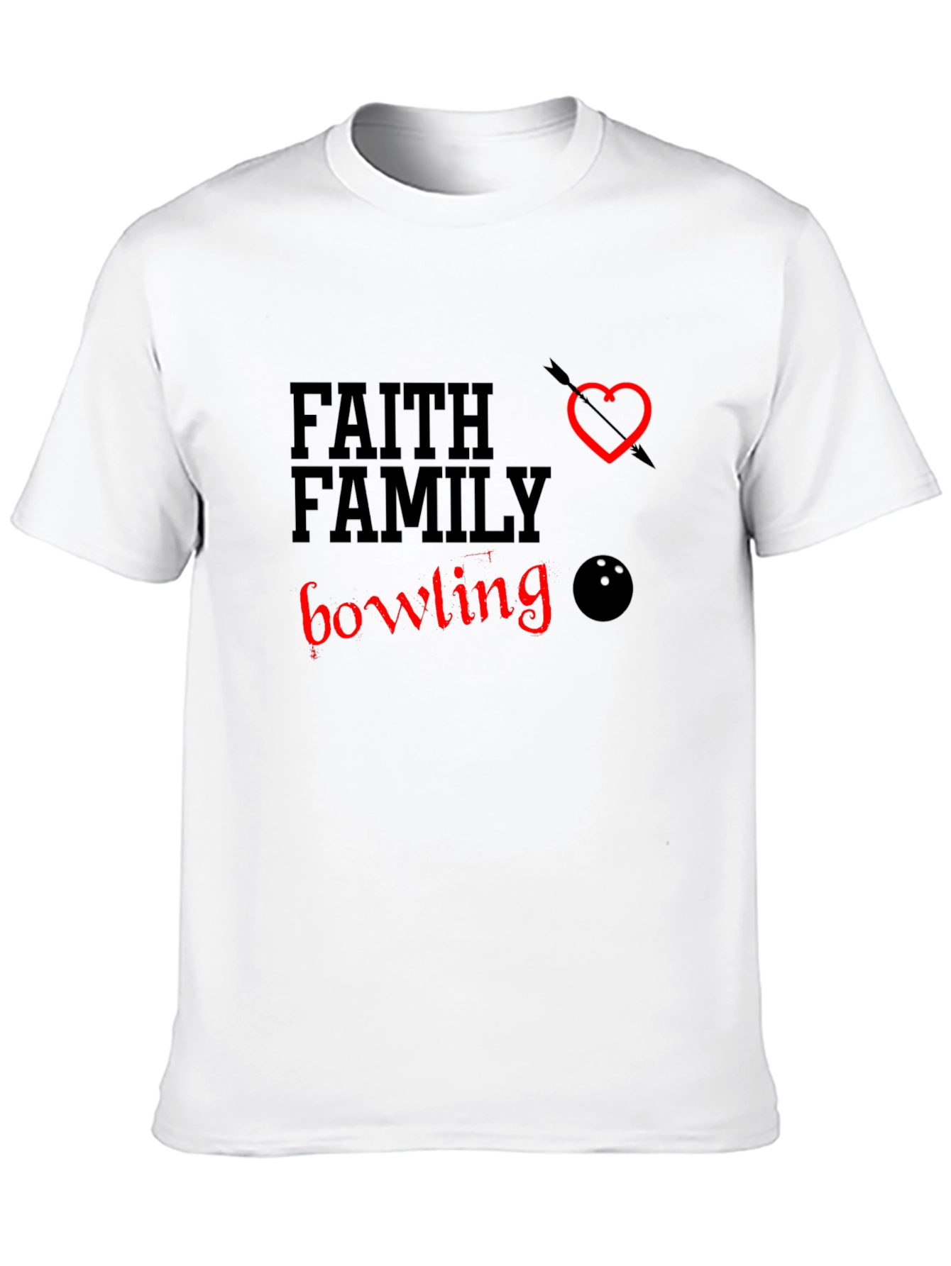 Faith Family Bowling T-Shirt