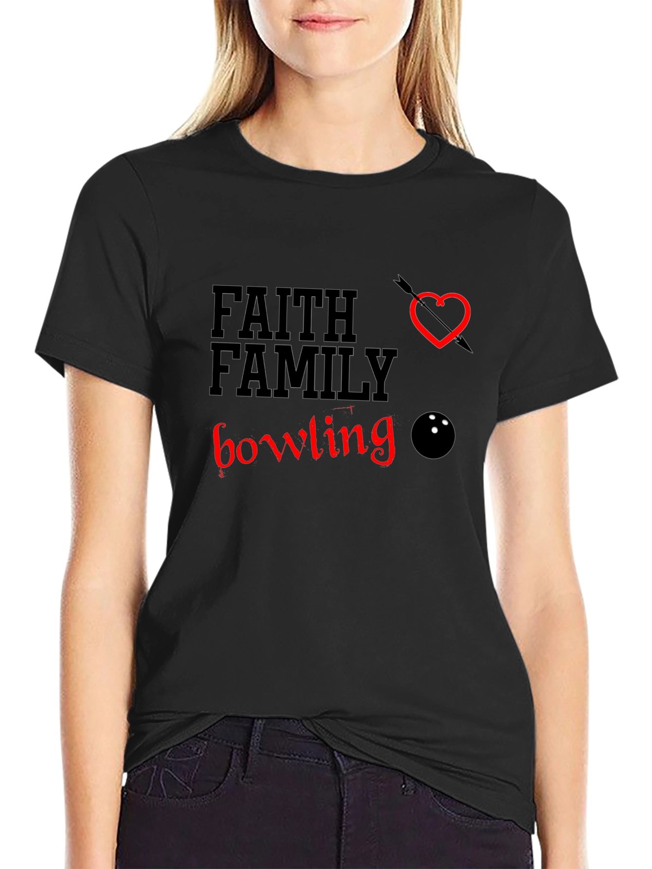 Faith Family Bowling T-Shirt