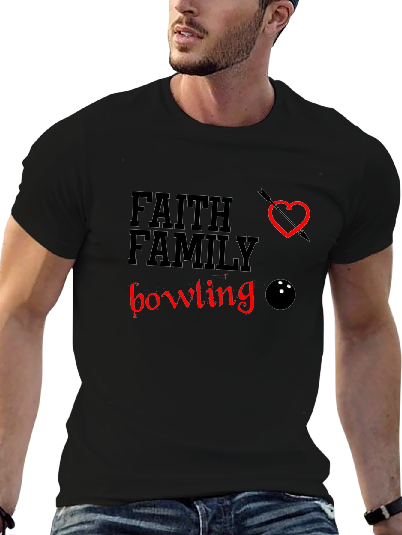 Faith Family Bowling T-Shirt