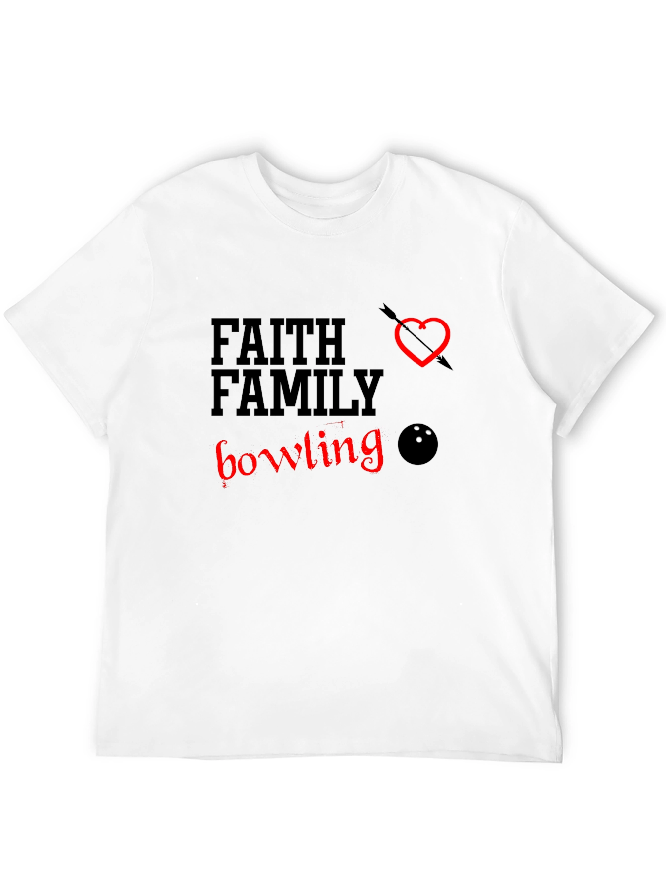 Faith Family Bowling T-Shirt