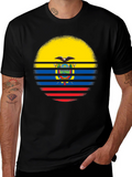 Ecuador Flag T-Shirt - Patriotic Graphic Tee