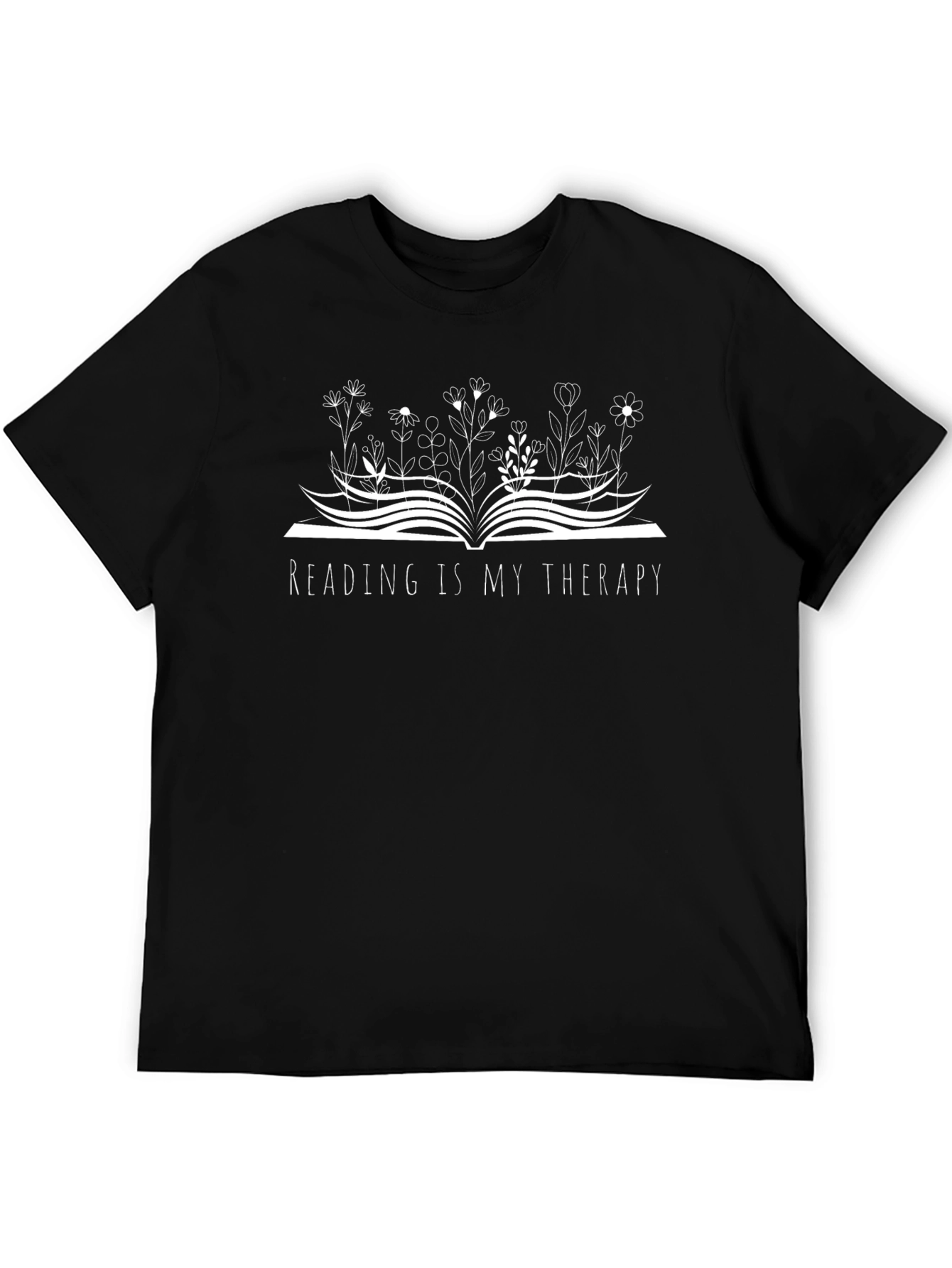 Reading is My Therapy Graphic Tee