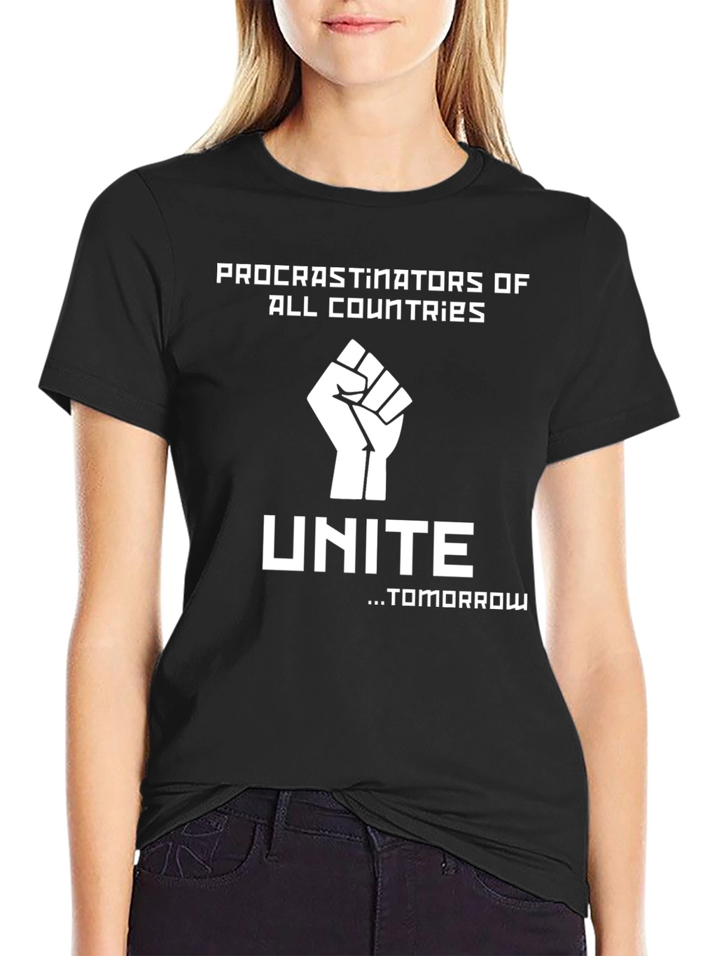 Procrastinators Unite Funny Slogan T-Shirt