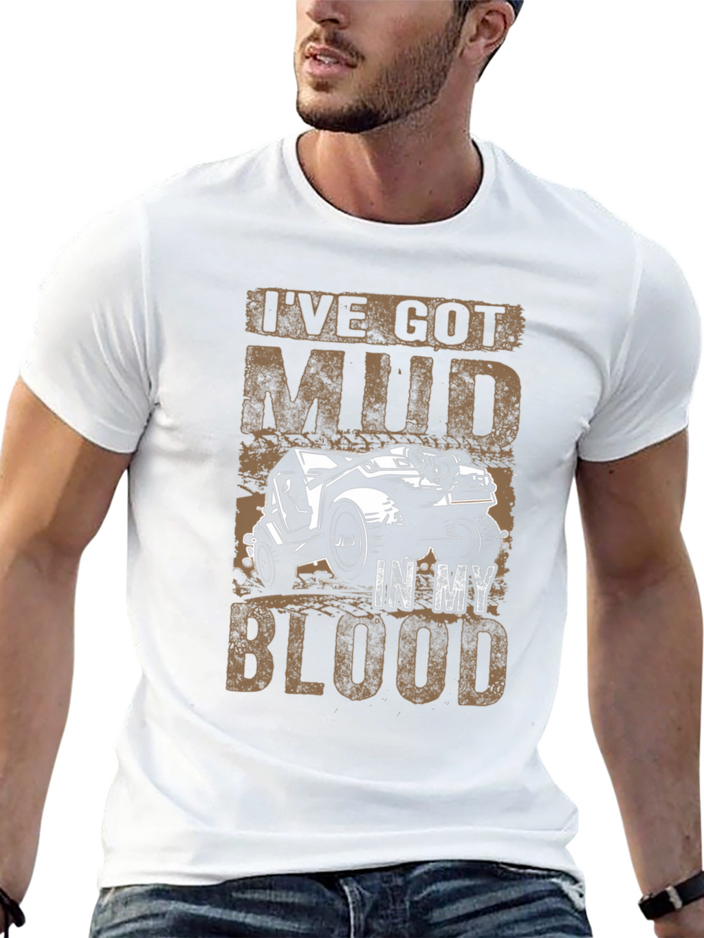 Mud in My Blood Black Graphic T-Shirt