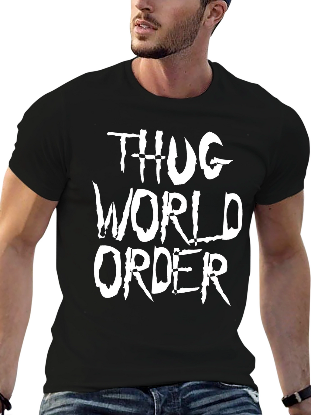Thug World Order Graphic T-Shirt