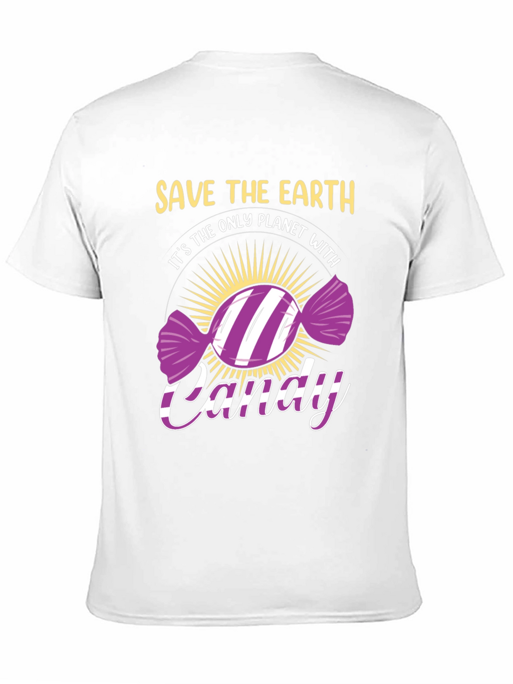 Save The Earth Candy T-Shirt - Eco-Friendly Novelty Tee