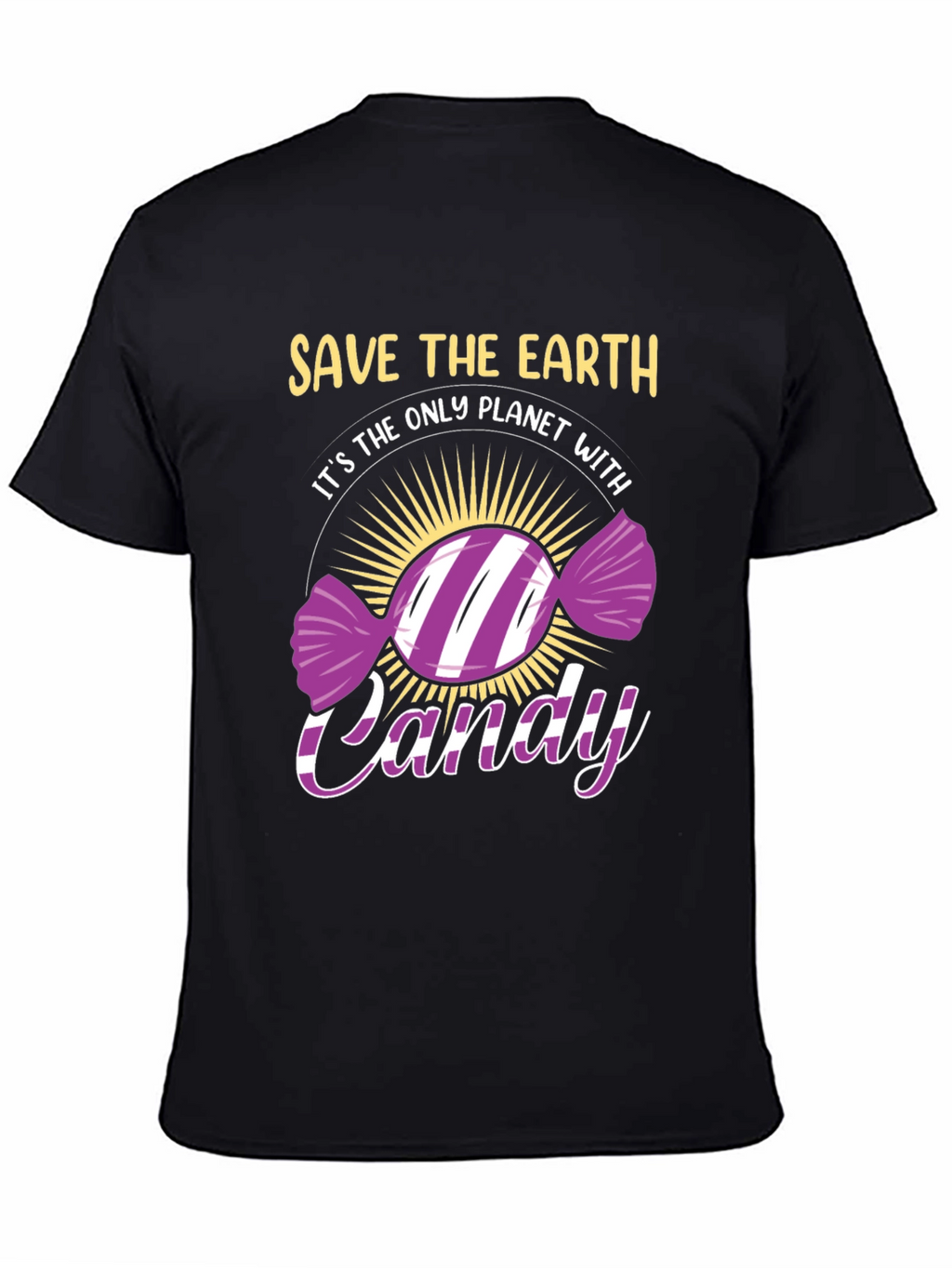 Save The Earth Candy T-Shirt - Eco-Friendly Novelty Tee