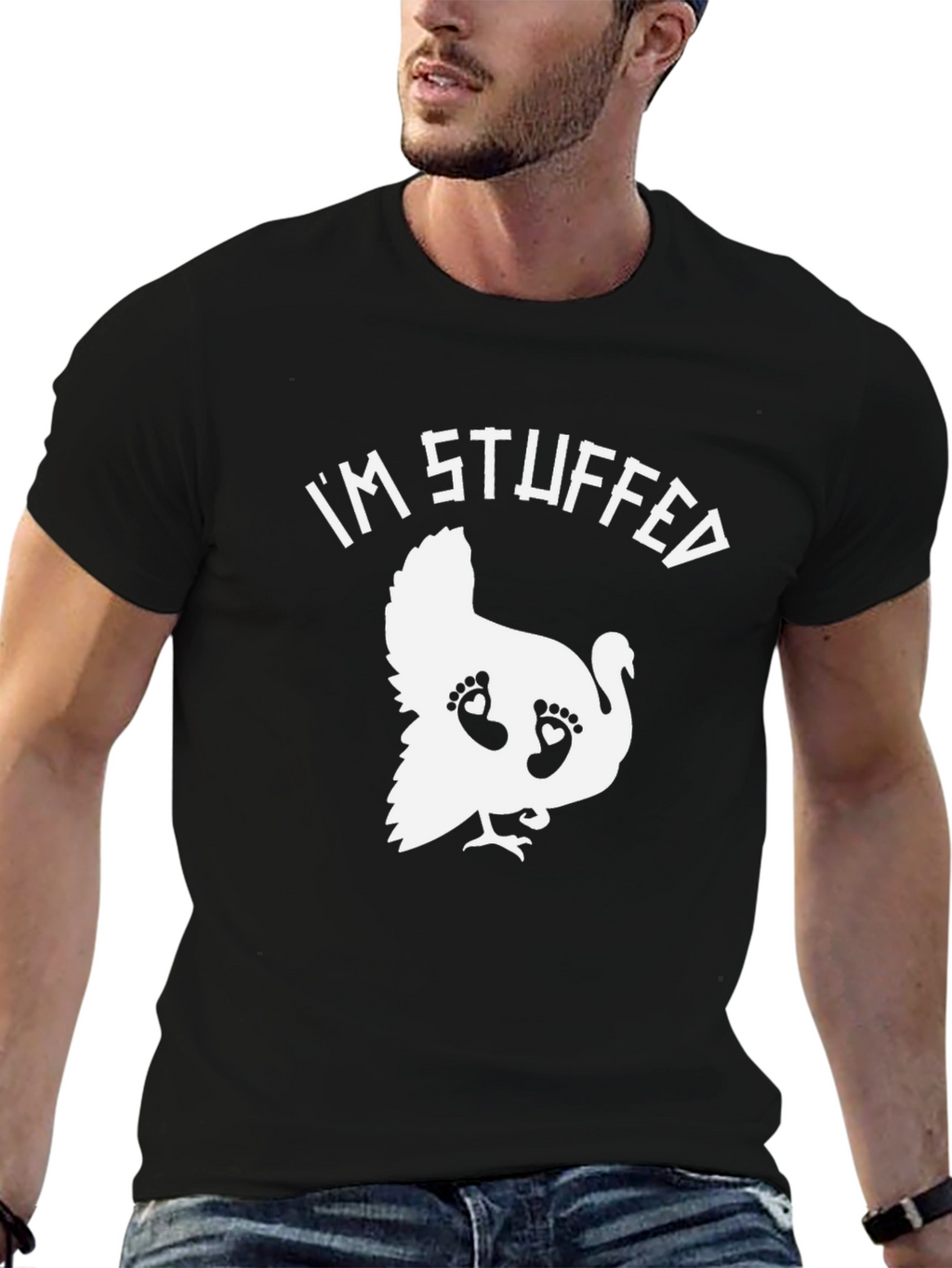 Im Stuffed Turkey T-Shirt - Thanksgiving Pregnancy