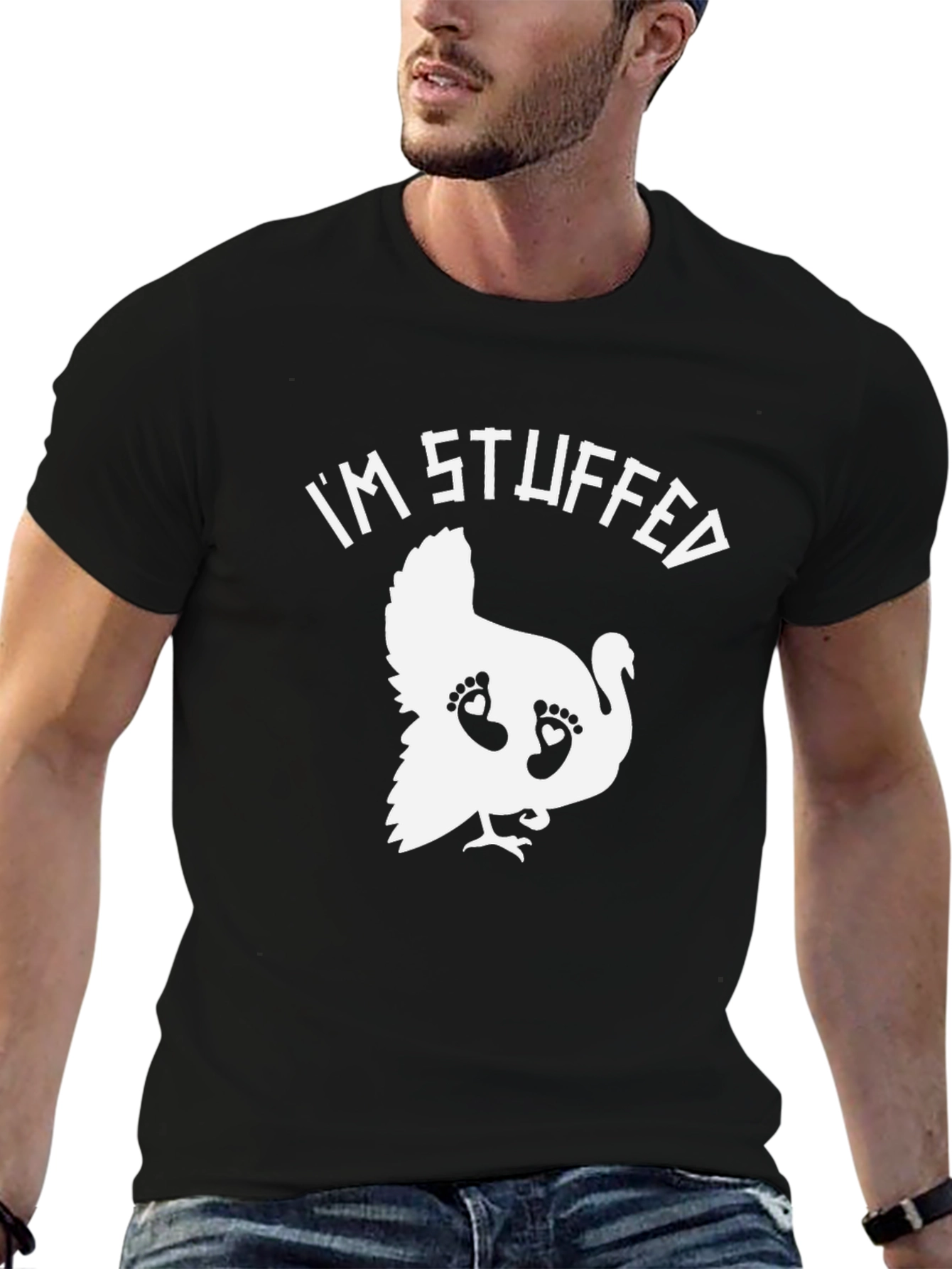 Im Stuffed Turkey T-Shirt - Thanksgiving Pregnancy