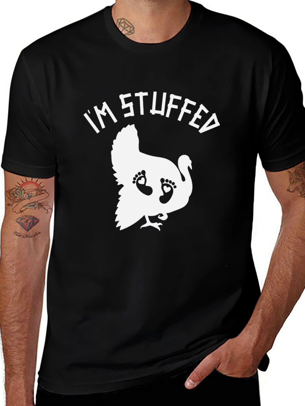 Im Stuffed Turkey T-Shirt - Thanksgiving Pregnancy