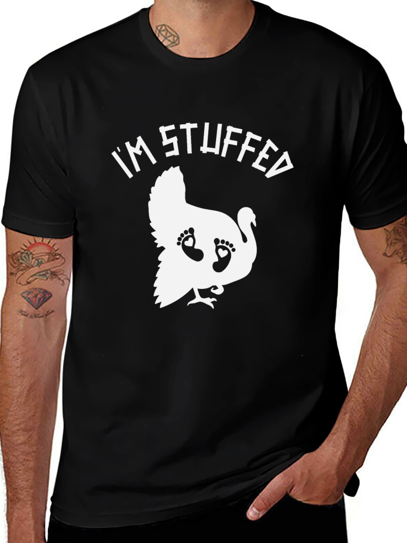 Im Stuffed Turkey T-Shirt - Thanksgiving Pregnancy