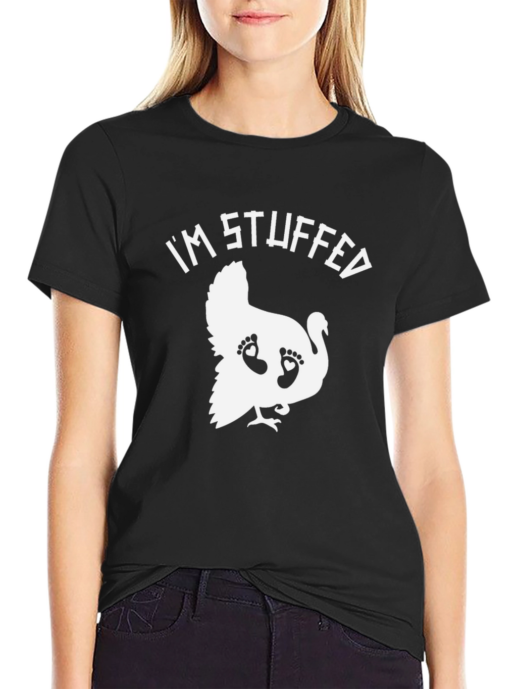 Im Stuffed Turkey T-Shirt - Thanksgiving Pregnancy