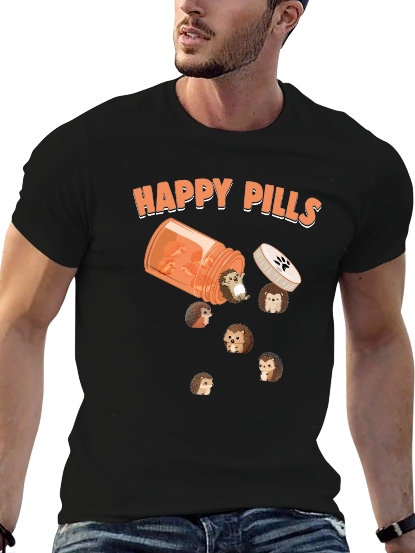 Happy Pills Hedgehog T-Shirt