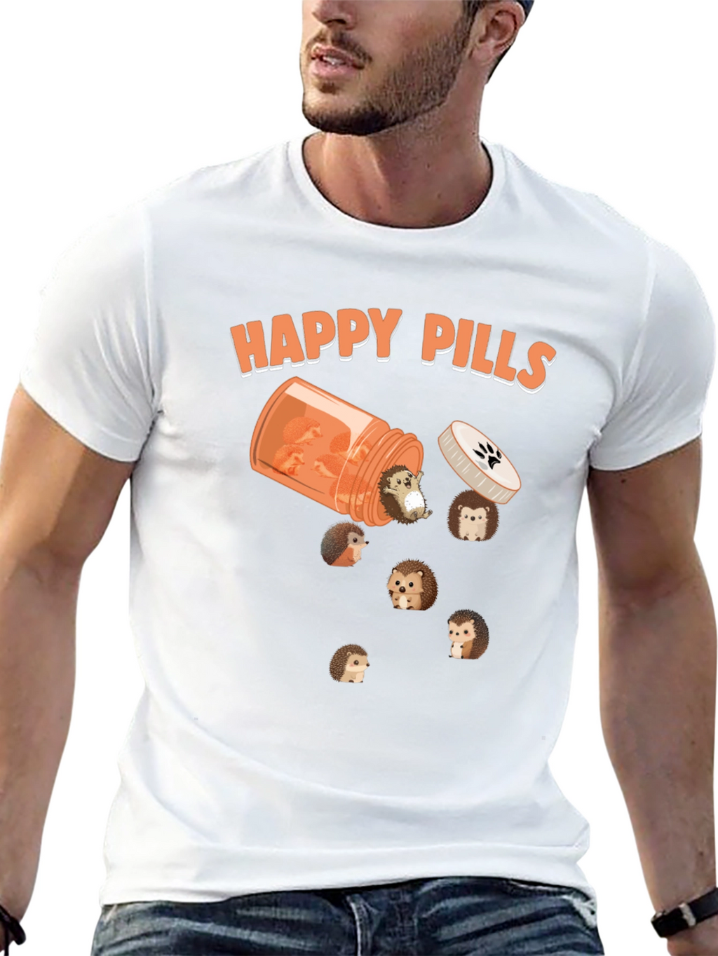 Happy Pills Hedgehog T-Shirt