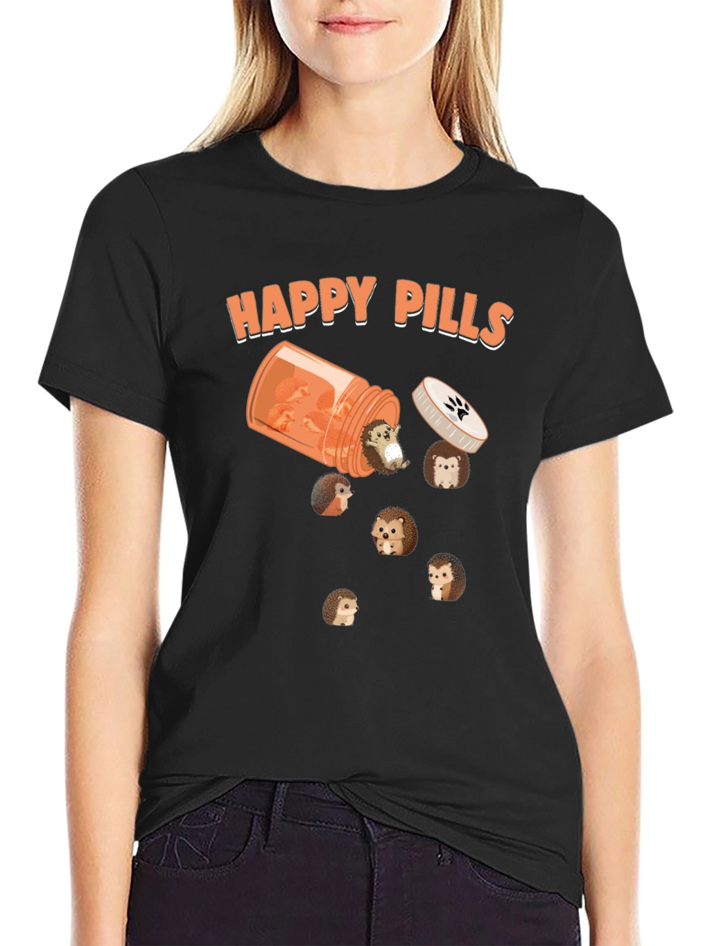 Happy Pills Hedgehog T-Shirt
