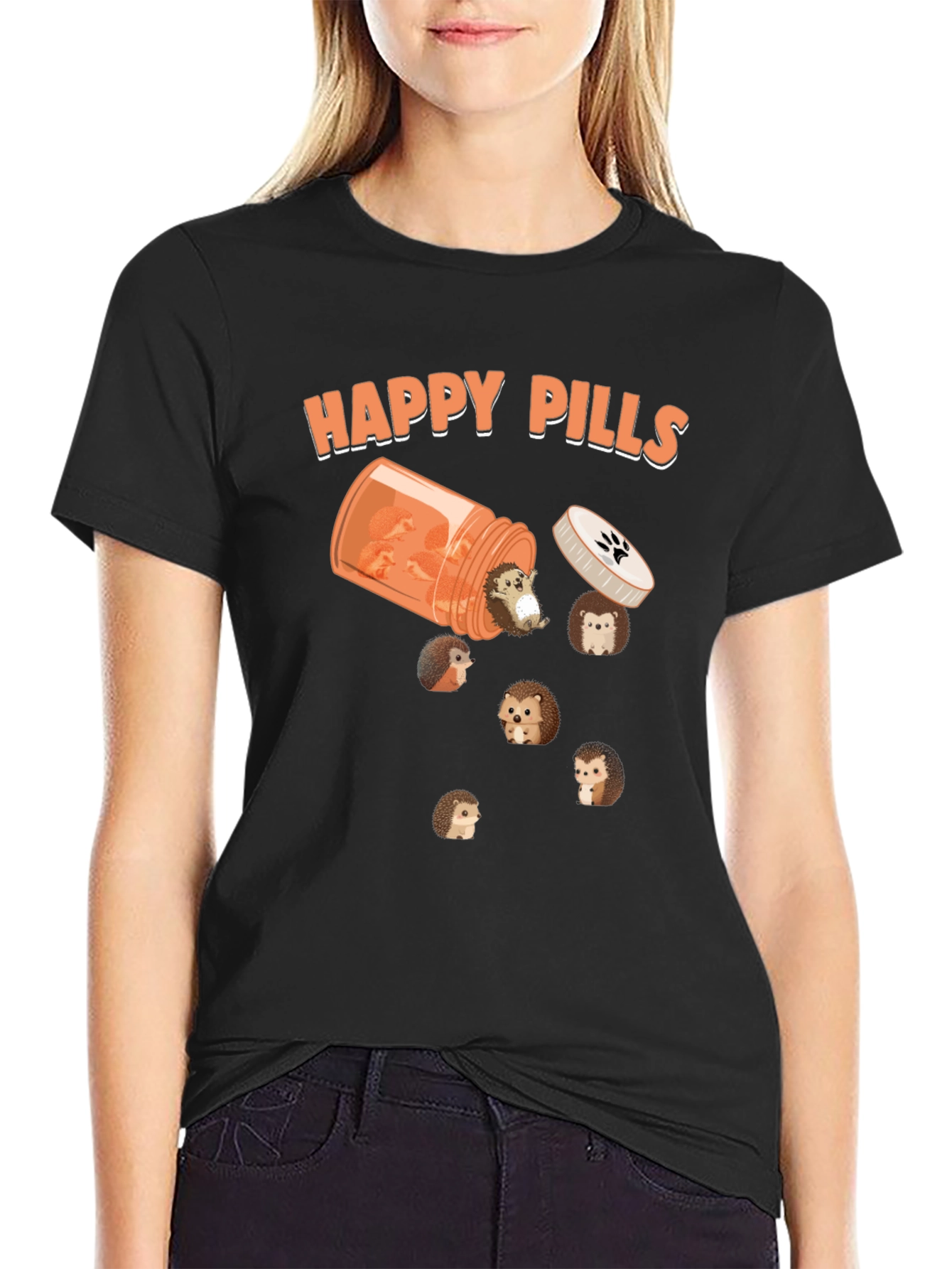Happy Pills Hedgehog T-Shirt