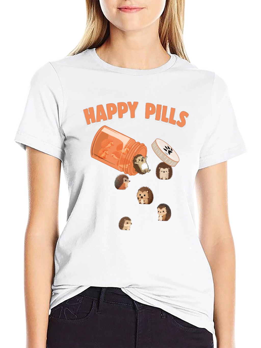 Happy Pills Hedgehog T-Shirt
