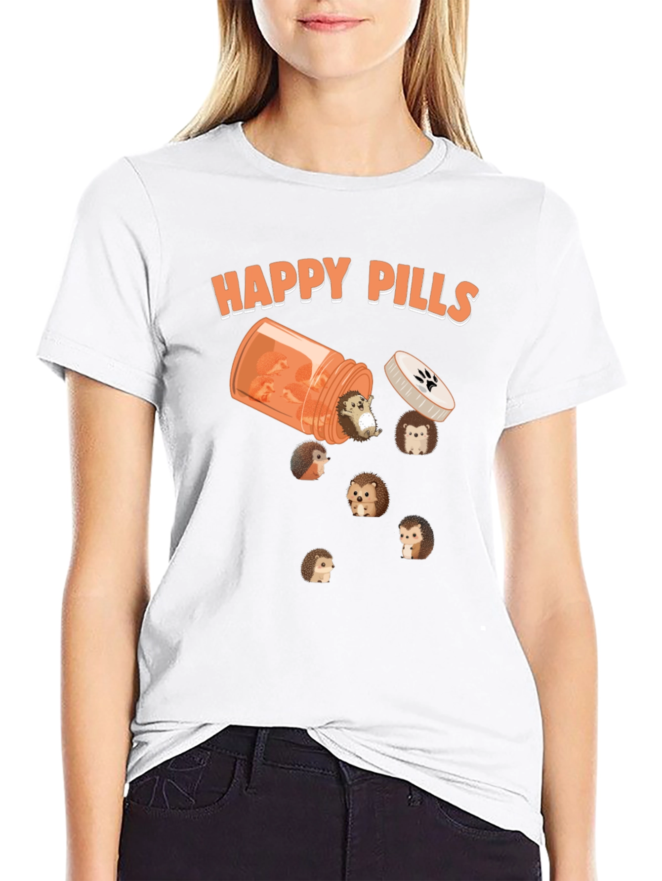 Happy Pills Hedgehog T-Shirt