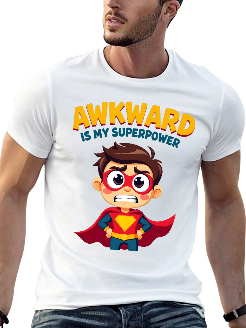 Awkward Superpower Graphic Tee