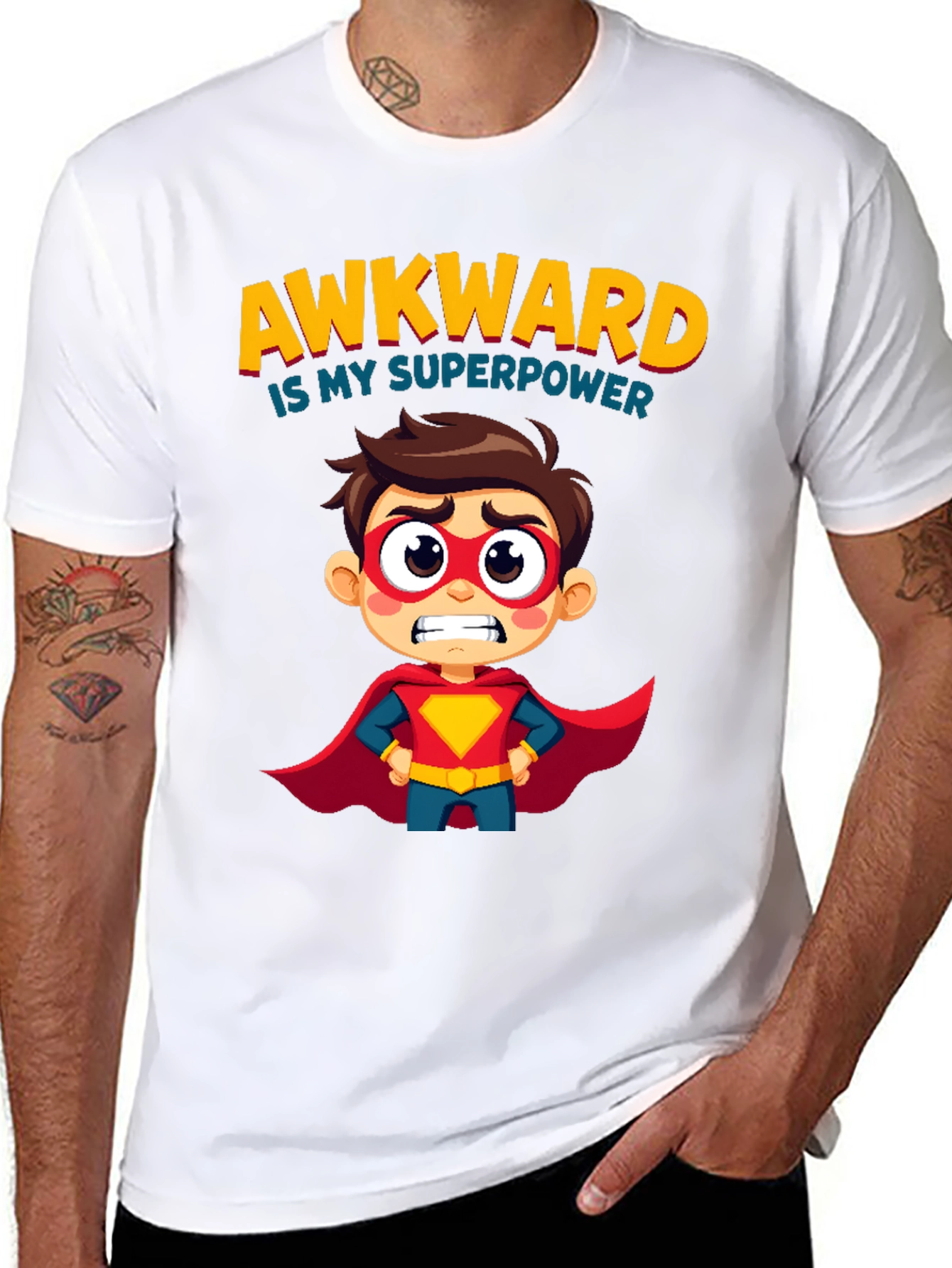 Awkward Superpower Graphic Tee