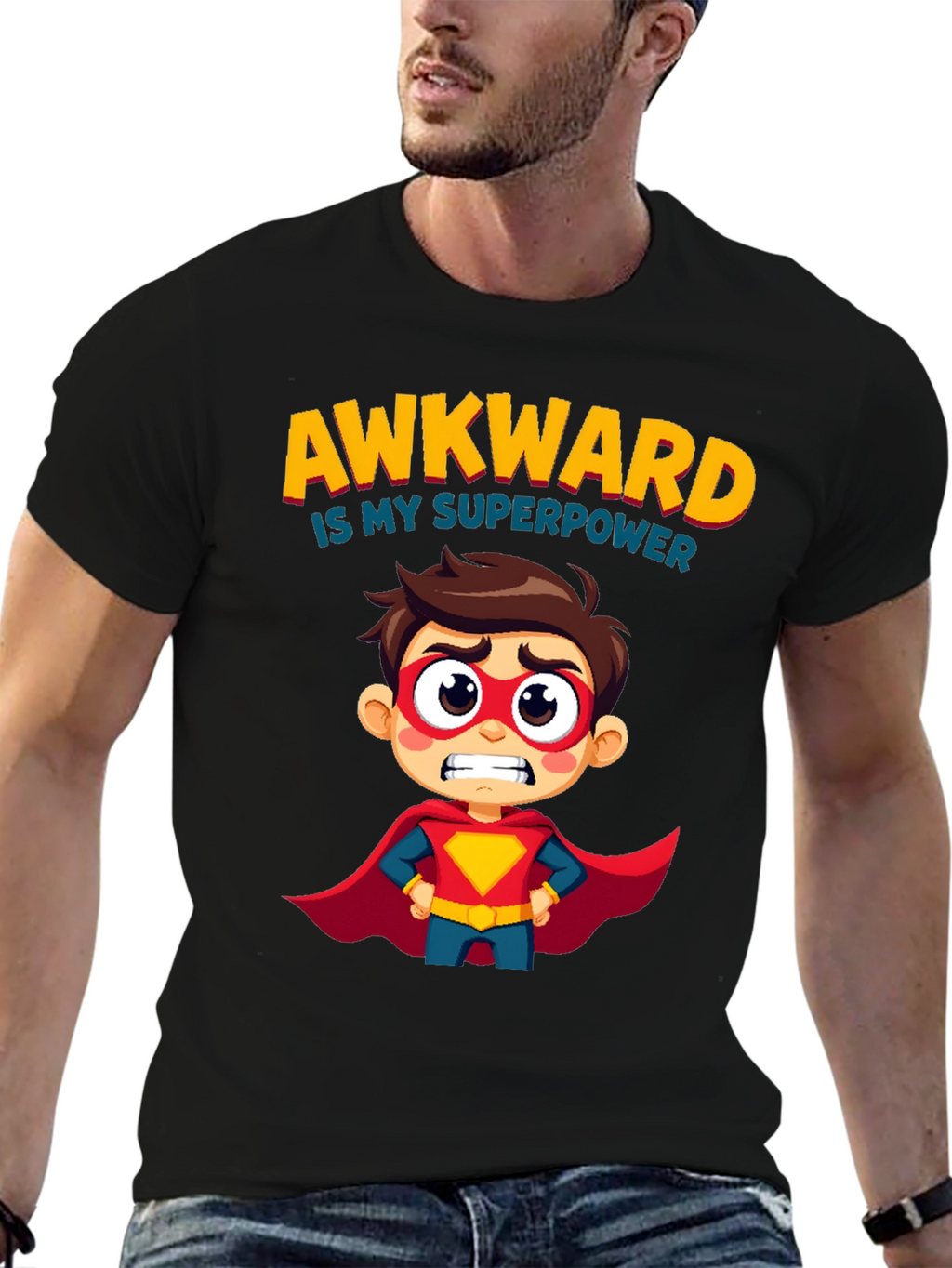 Awkward Superpower Graphic Tee
